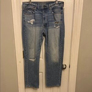 American Eagle Outfitters Blue AEO TOMBOY Wide Leg Jeans #494